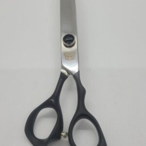 8” BLACK CURVED NON-SLIP GROOMING SHEARS
