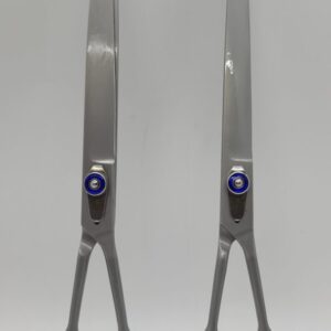 9″ STRAIGHT OR CURVED GUNMETAL GRAY GROOMING SHEARS