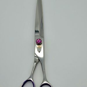 8” Straight Serrated Grooming Shears
